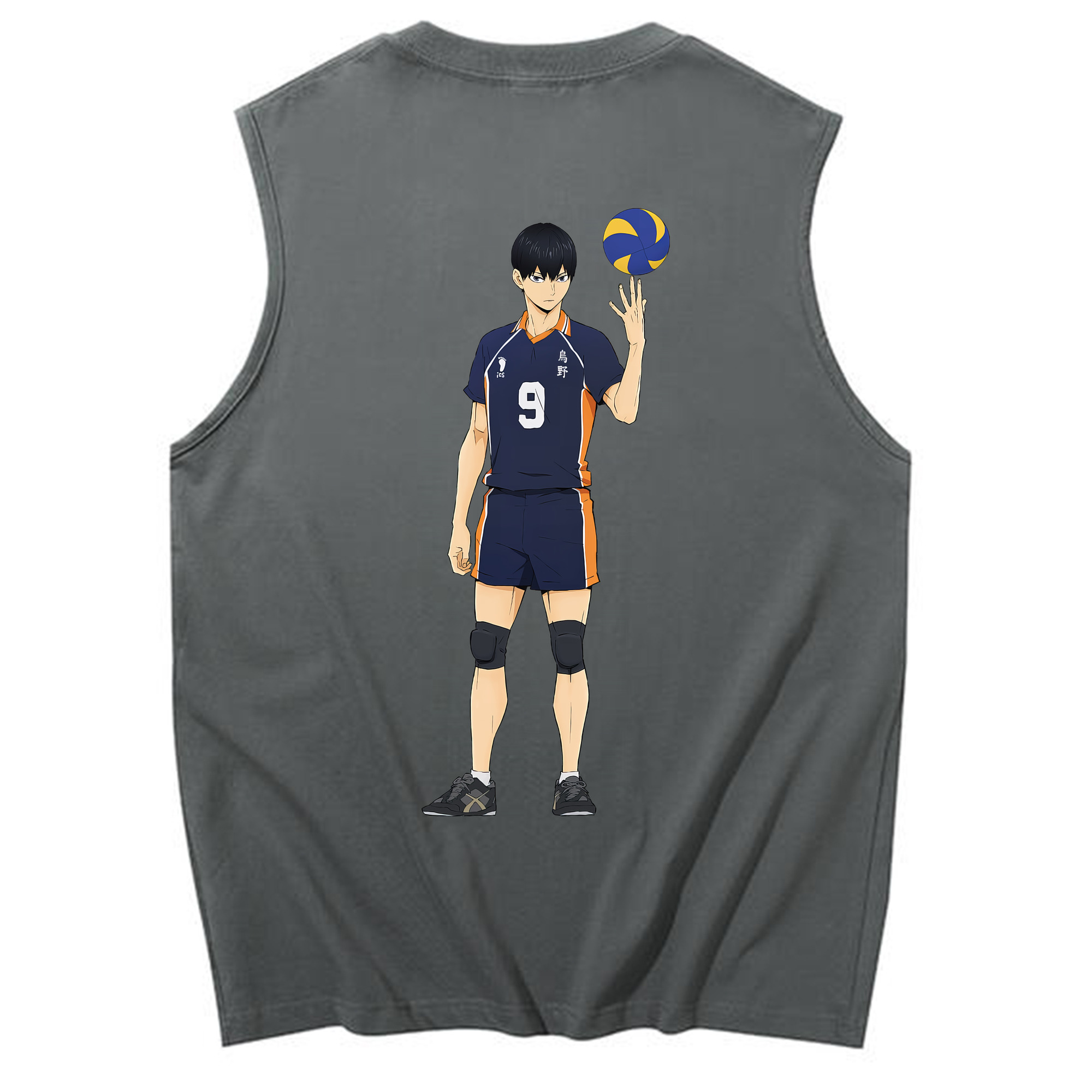 （画像用） ハイキュー!! Haikyu!! コットン100％タンクトップ（背面プリント）